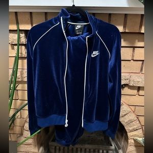 Nike velour tracksuit